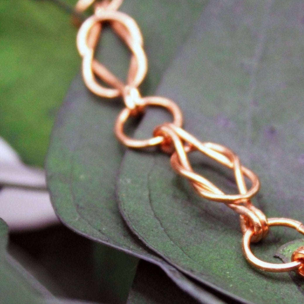Lover's Knot Copper Bracelet