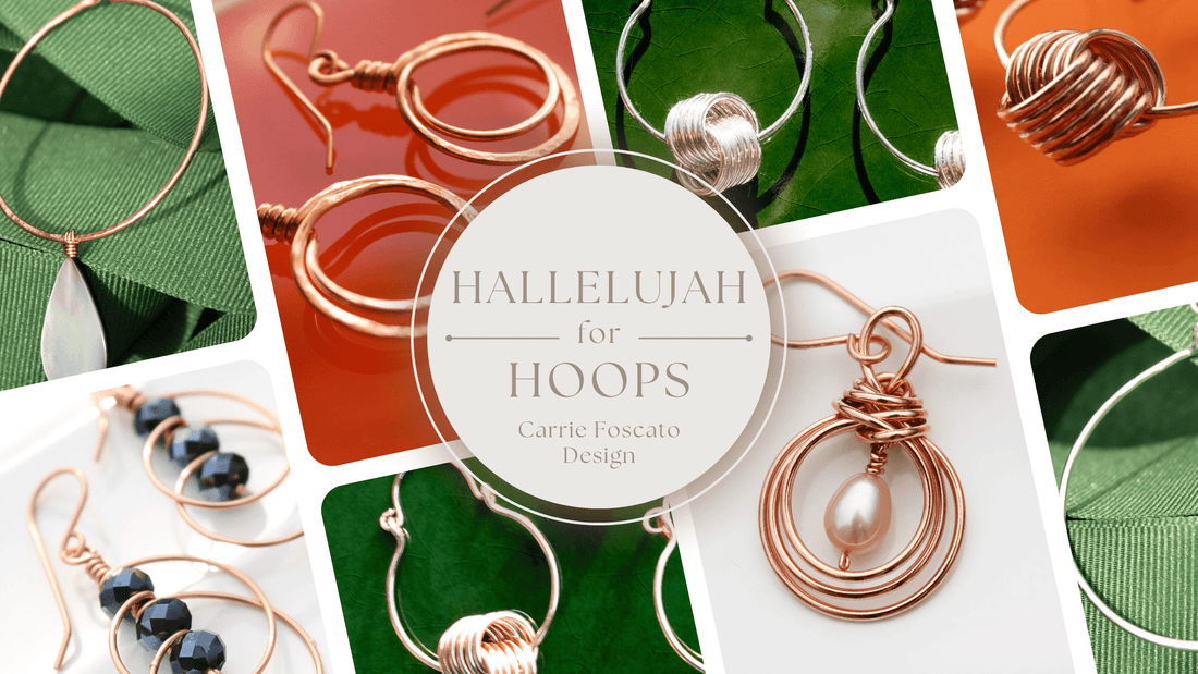 hallelujah for copper and sterling silver handmade earrings carrie foscato design