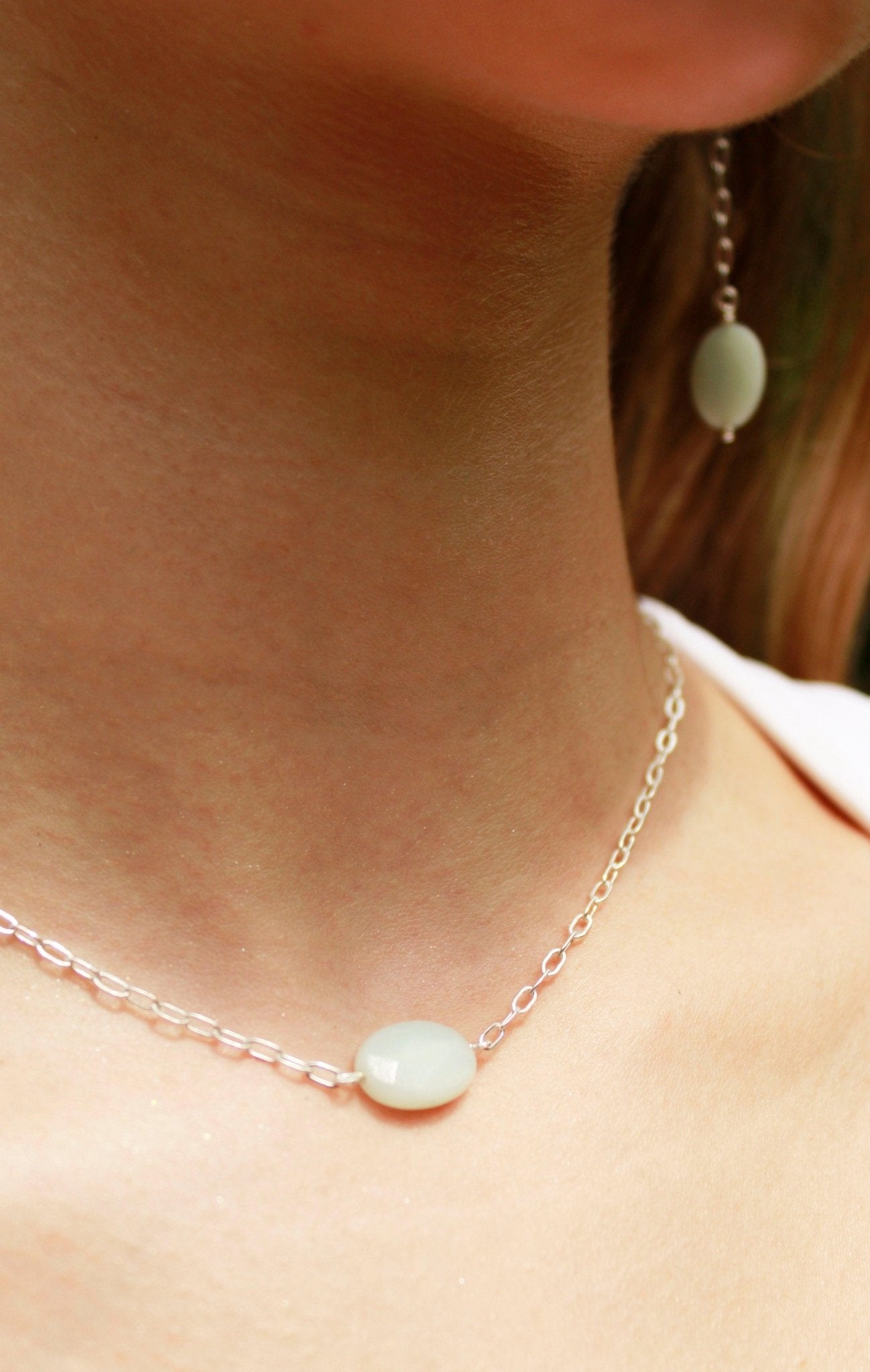 Aquamarine Sterling Silver Earrings