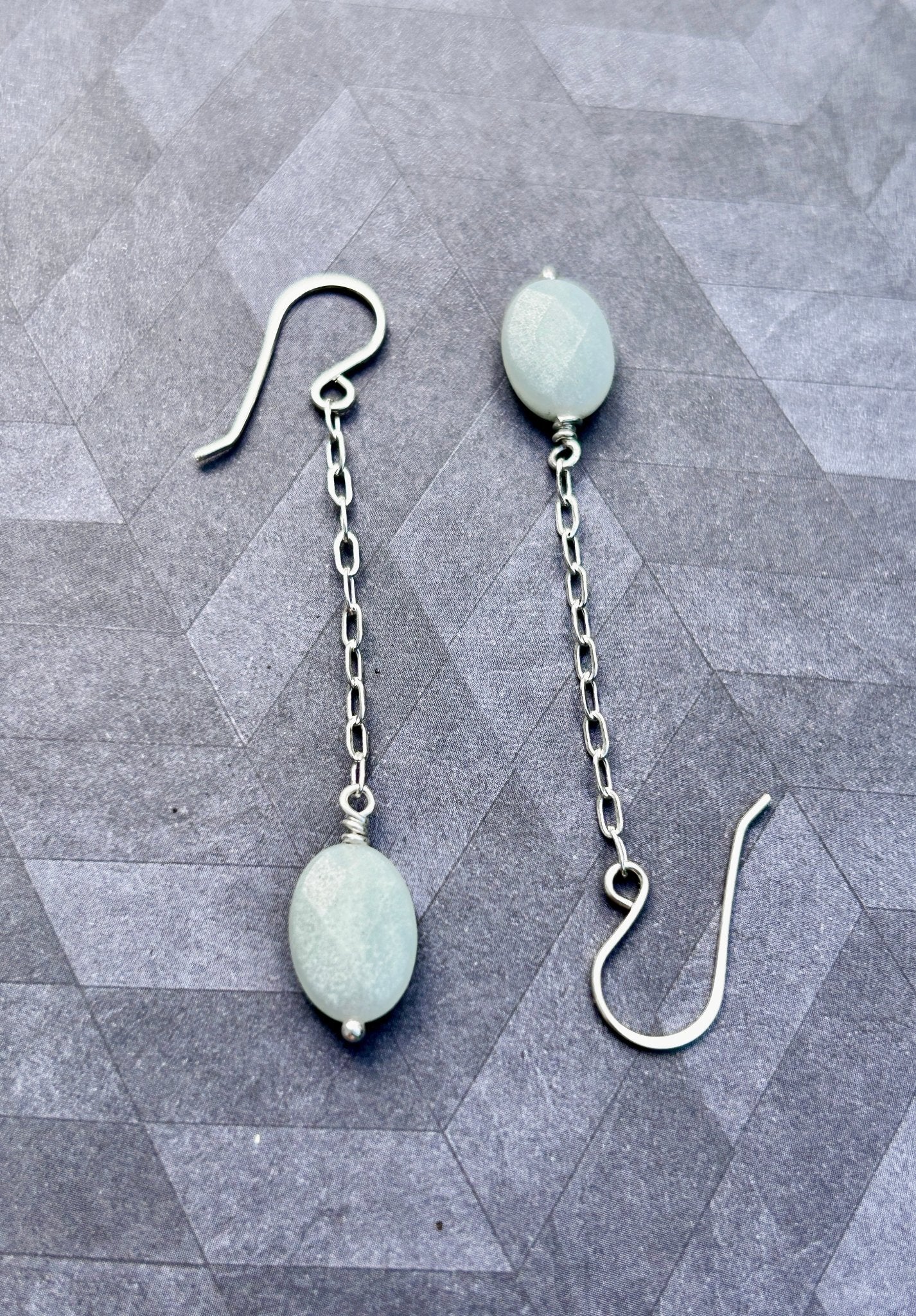 Aquamarine Sterling Silver Earrings