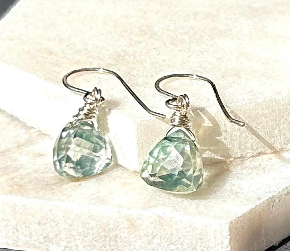 Green Mystic Topaz sterling Earrings