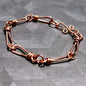 Handmade copper wire wrapped bracelet