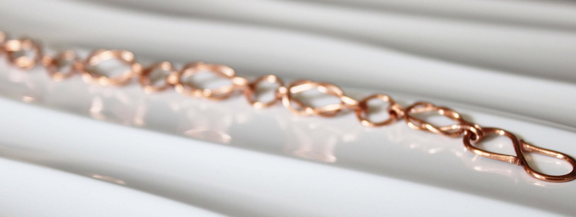 Lover's Knot Copper Bracelet