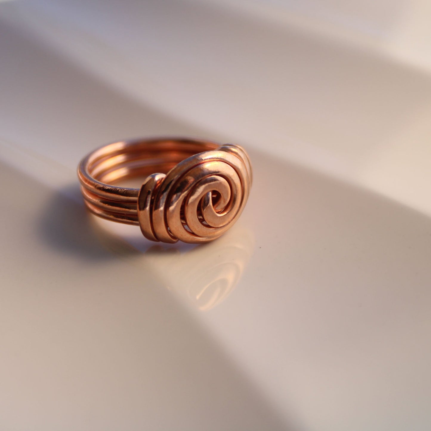 Handmade copper jewelry in gift-ready packaging - 7th anniversary gift for her