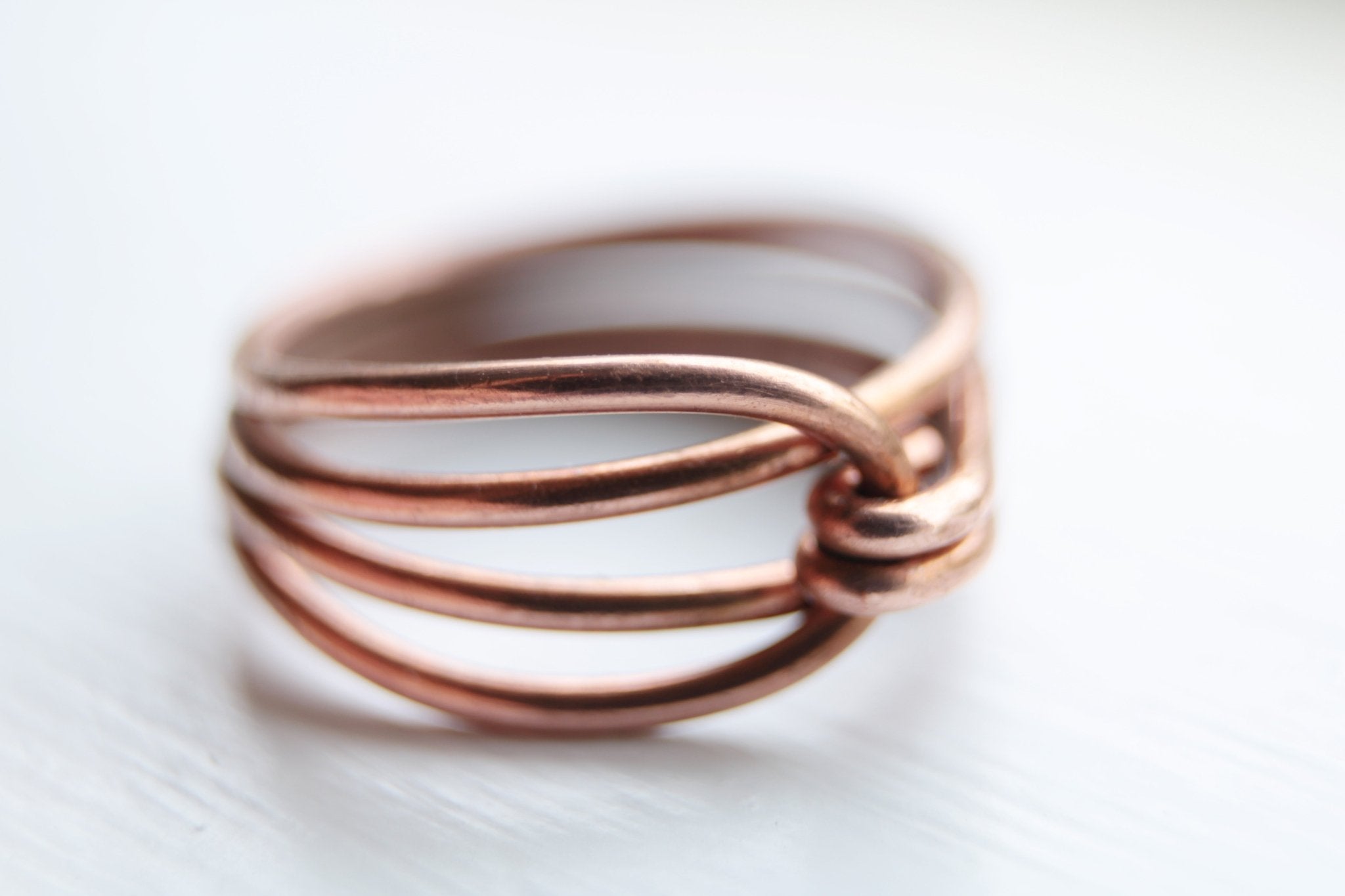 Handmade Copper Wire Wrapped Ring | Artisan Jewelry Virginia