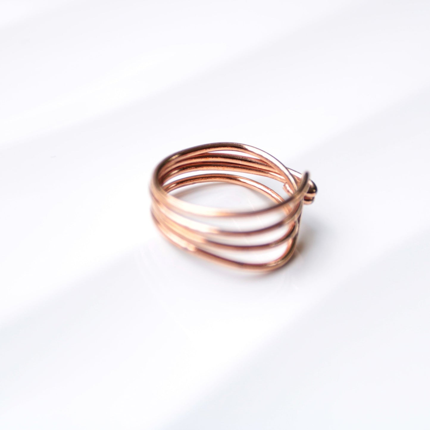 Ember Wrap copper ring handmade in USA Carrie foscato design