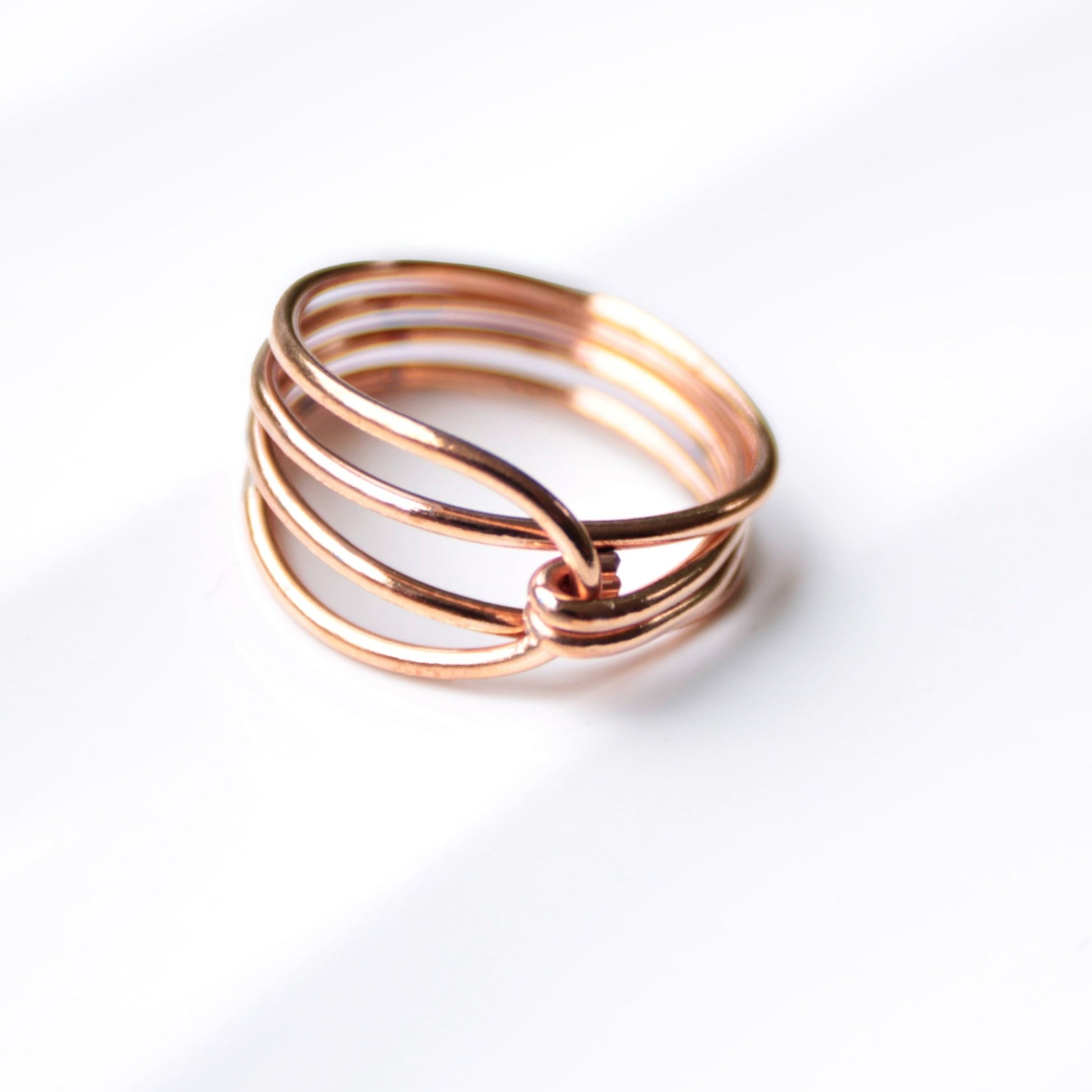 Ember Wrap copper ring handmade in USA Carrie foscato design