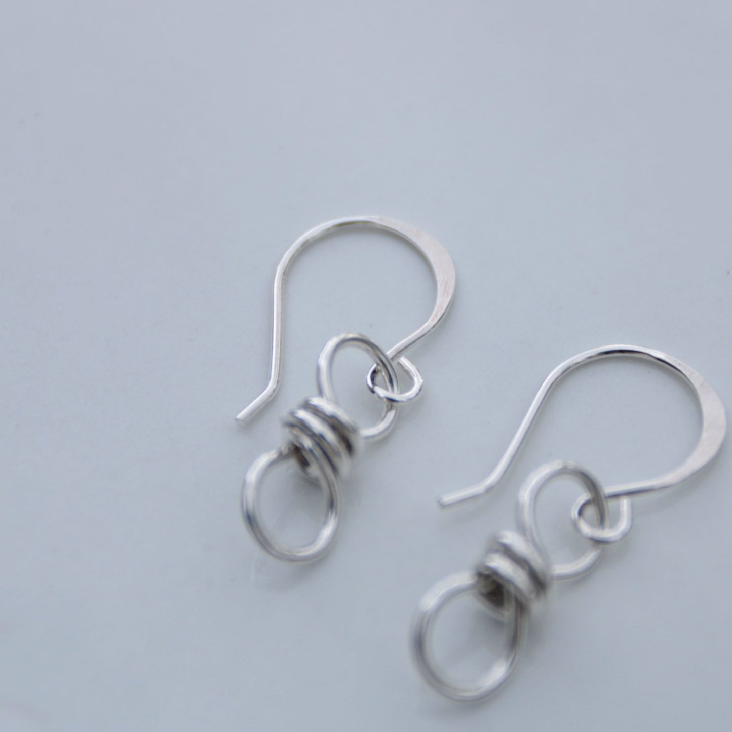 Extra Wrapped Infinity Sterling Silver Earrings