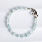 First Frost • Beaded Nugget Bracelet in Aquamarine & Fluorite - Carrie Foscato Design