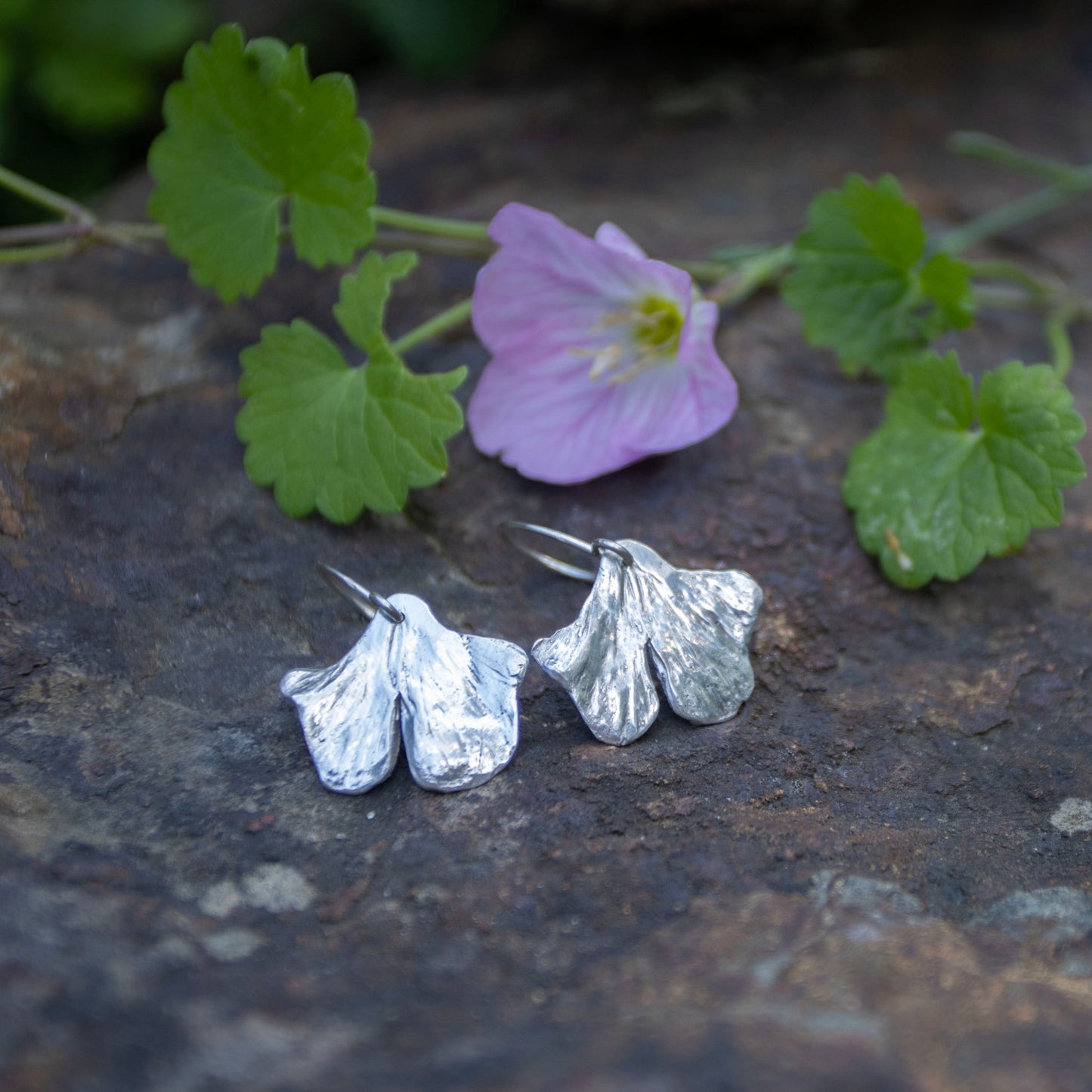 Ginkgo earrings
