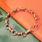 Handmade nautical equestrian designed copper wire wrapped bracelet Carrie Foscato design USA