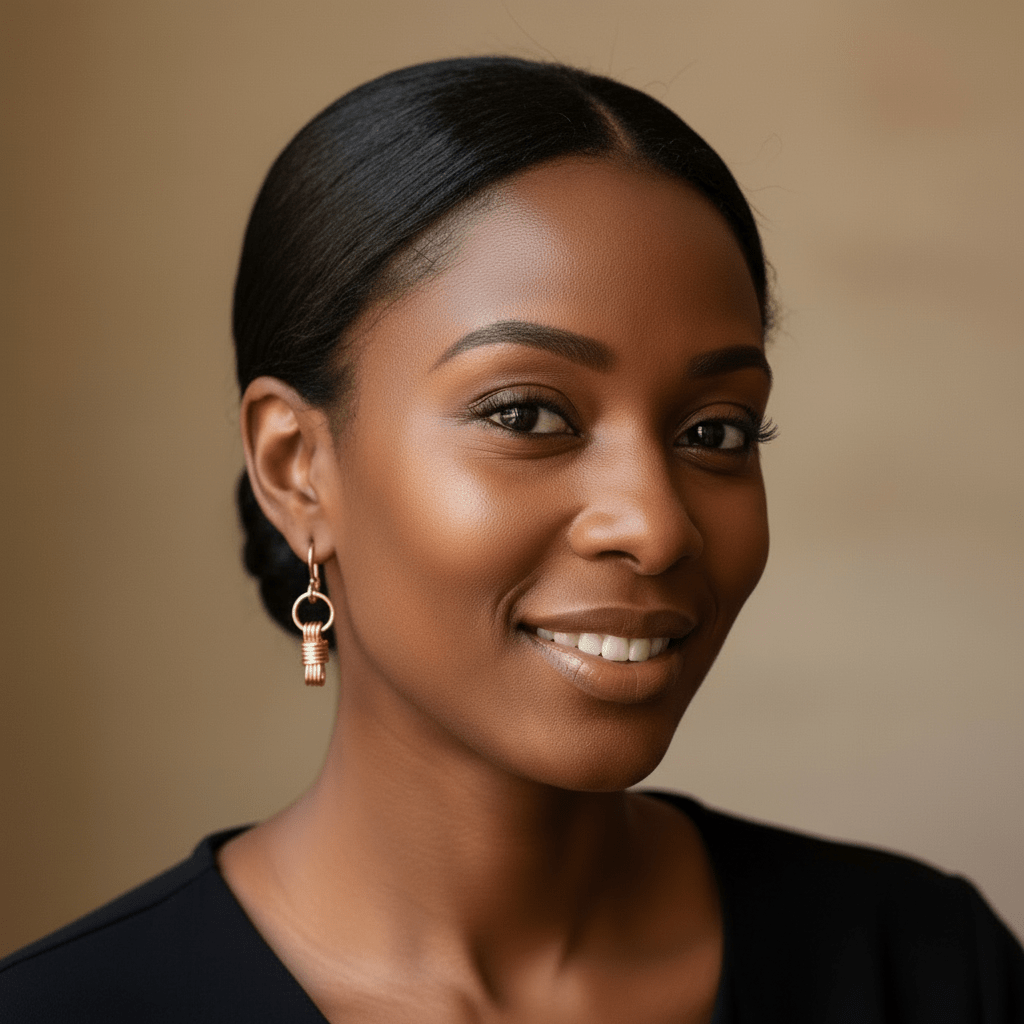 Handmade Copper Wire-Wrapped Earrings – Nautical Bowtie Link Design