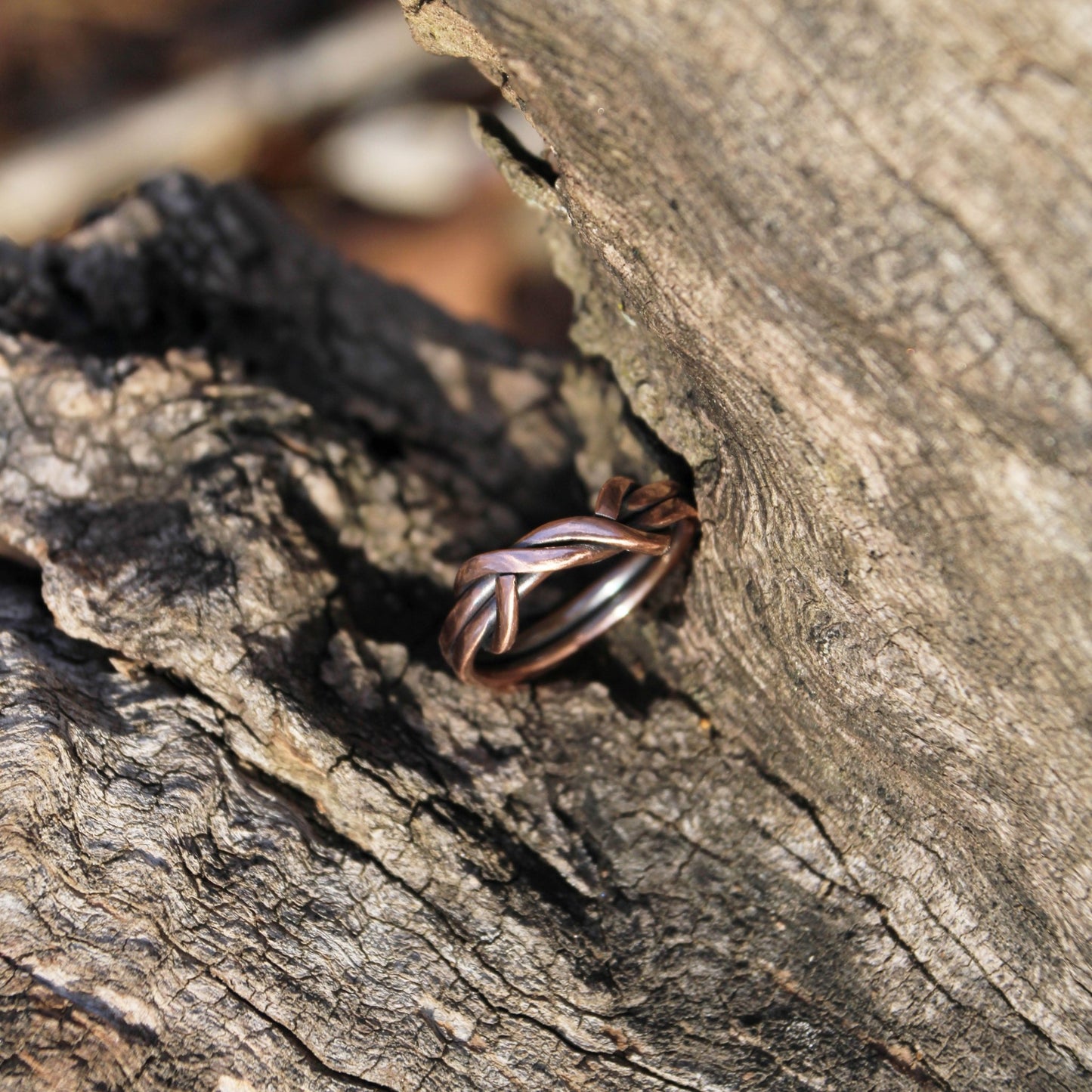 His or Hers Solid Copper Handmade Rings