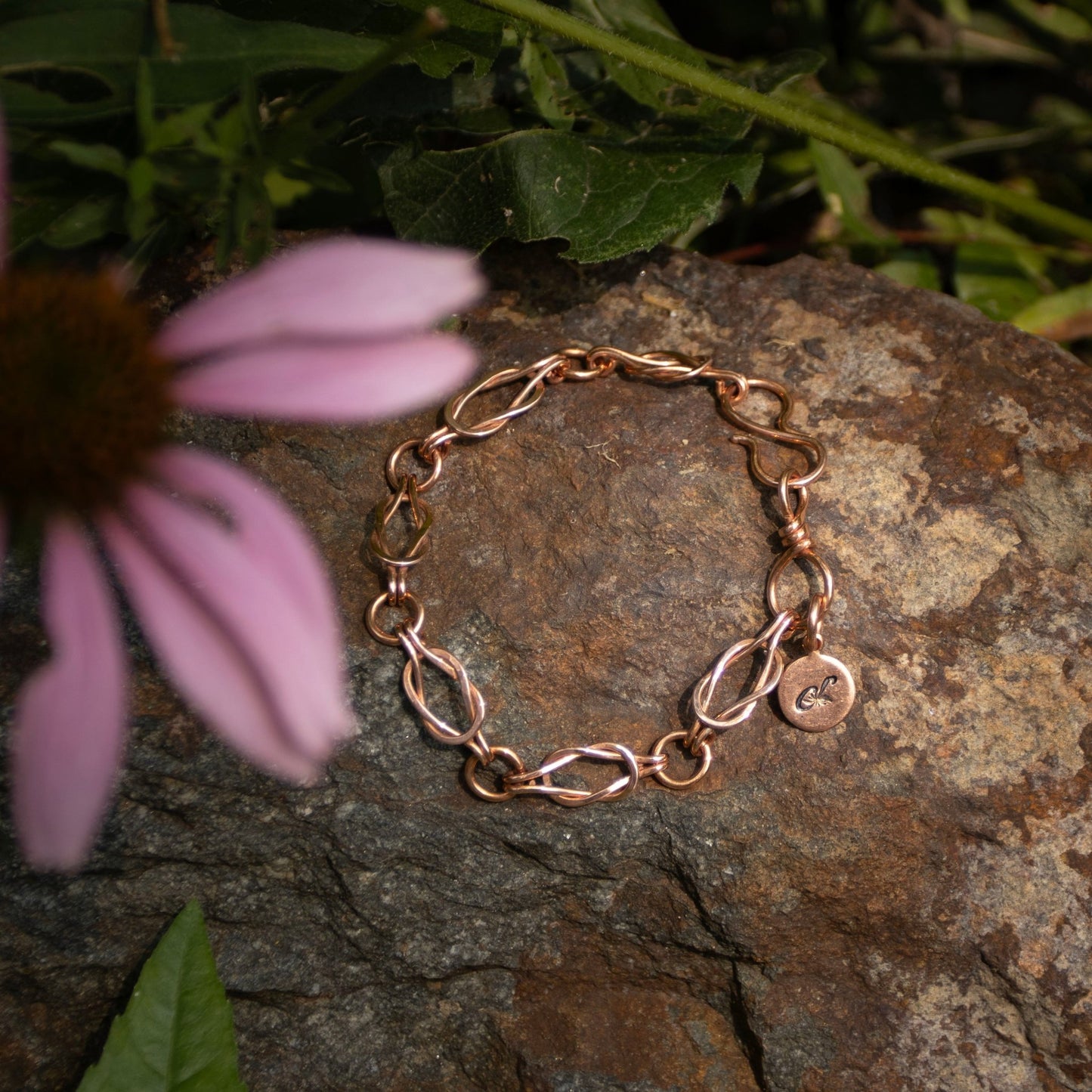 Lover's Knot Copper Bracelet