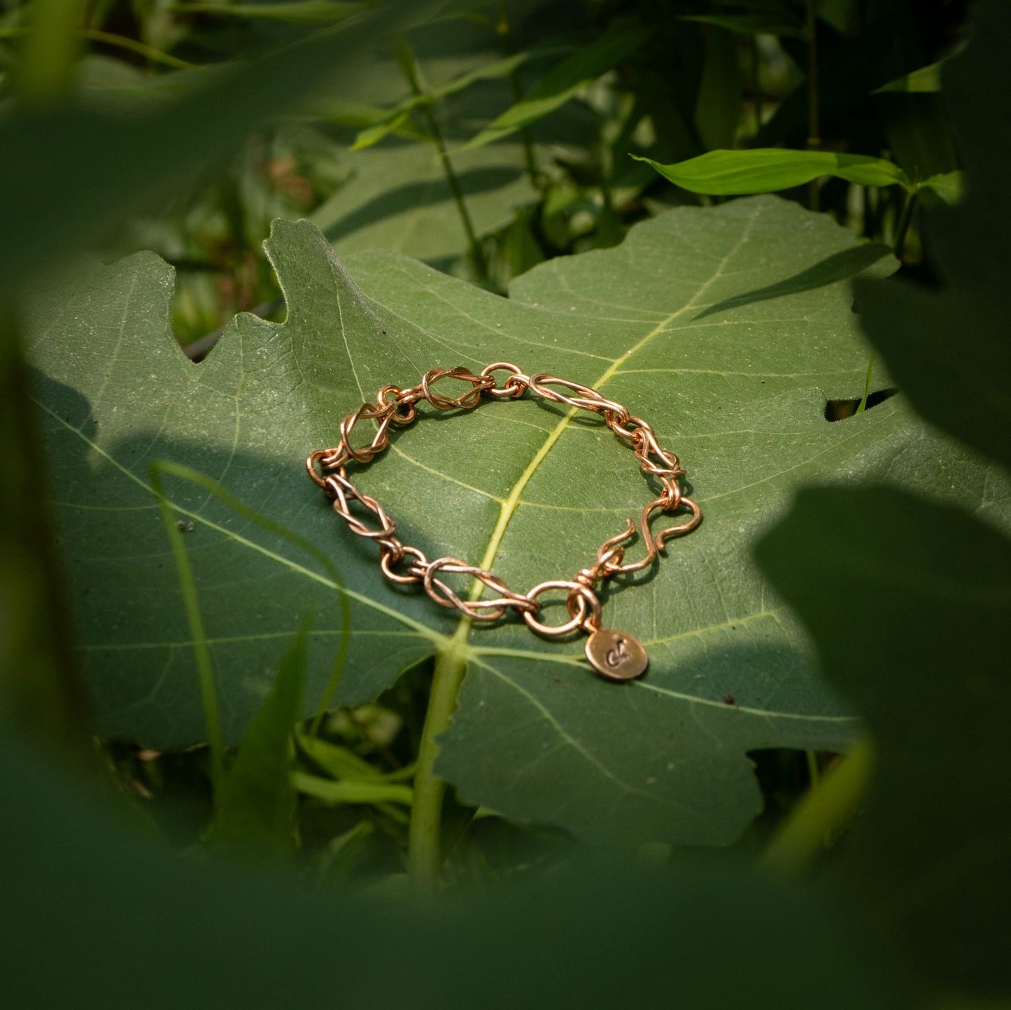 Lover's Knot Copper Bracelet