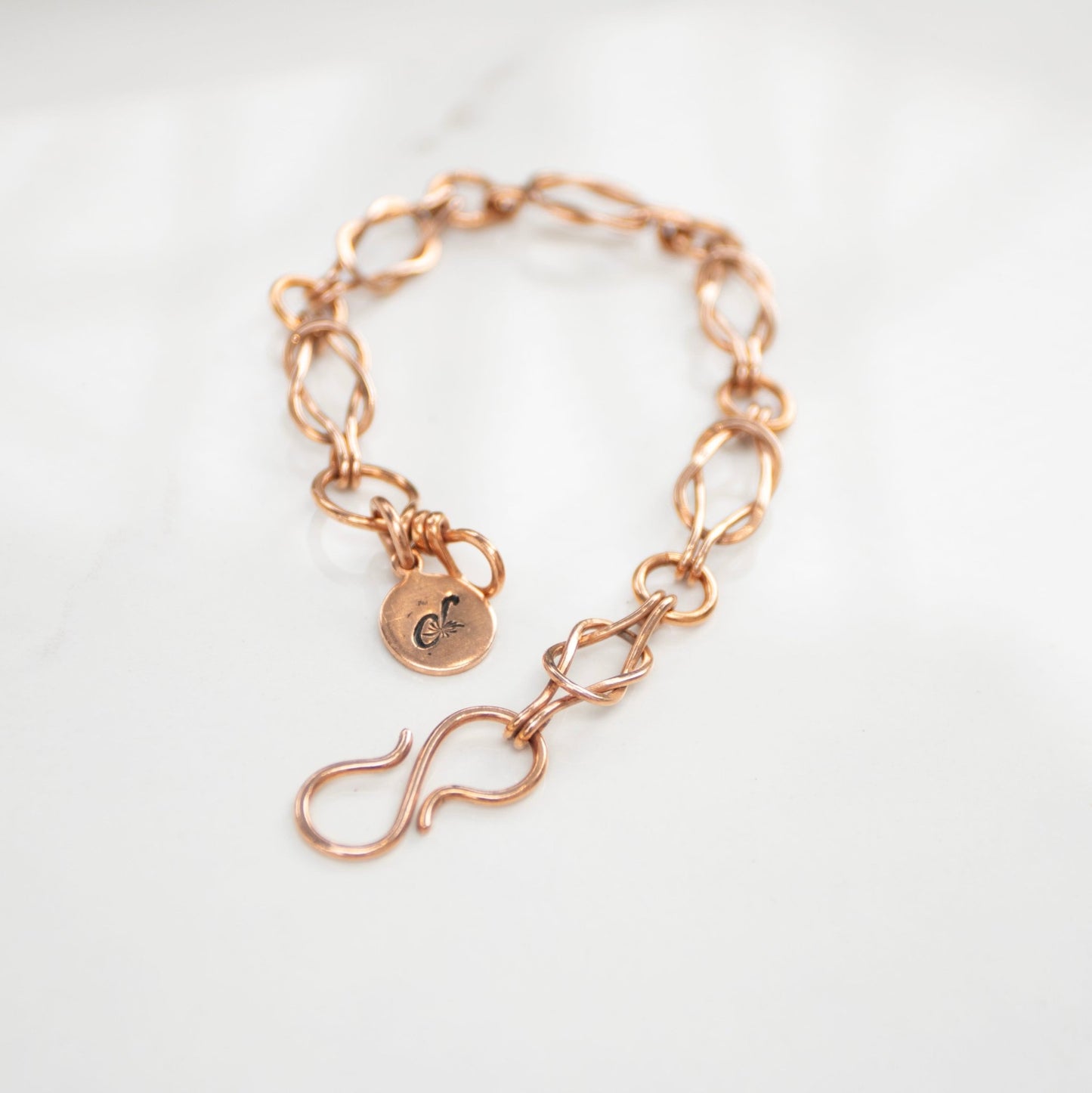 Lover's Knot Copper Bracelet
