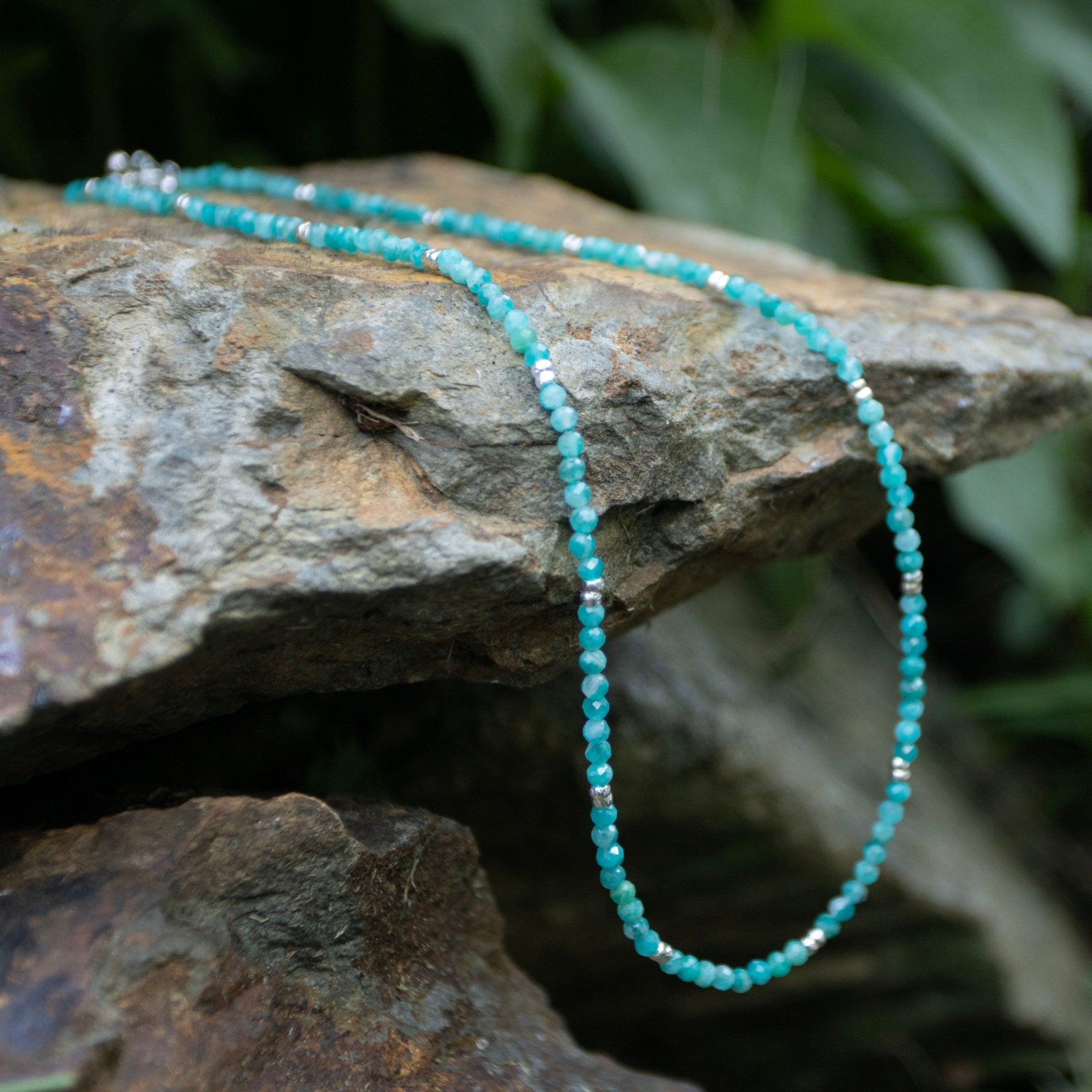 Shoreline Amazonite Necklace | Handcrafted Sterling Silver
