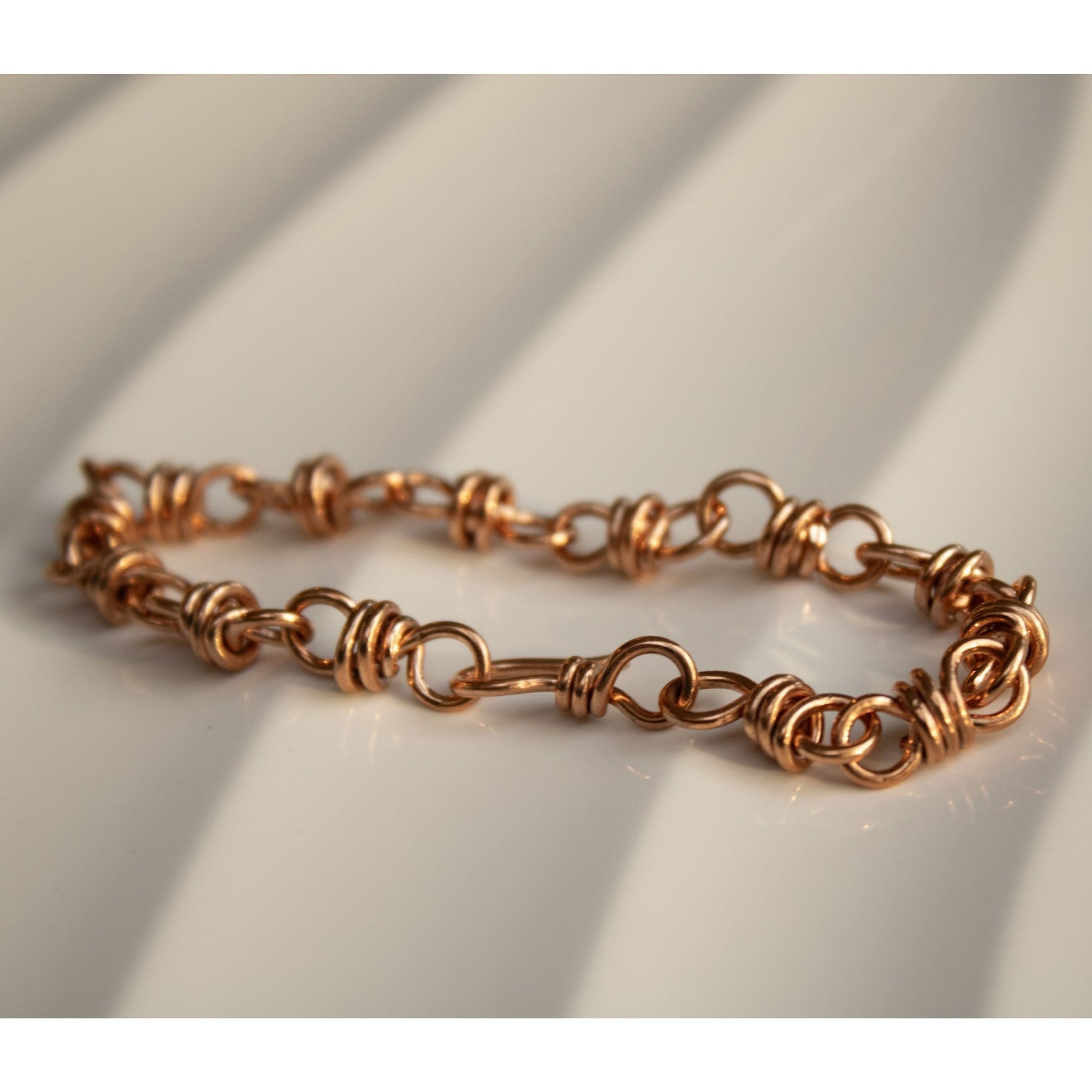 Extra Wrap Infinity Chain Link Bracelet in Copper - Carrie Foscato Design