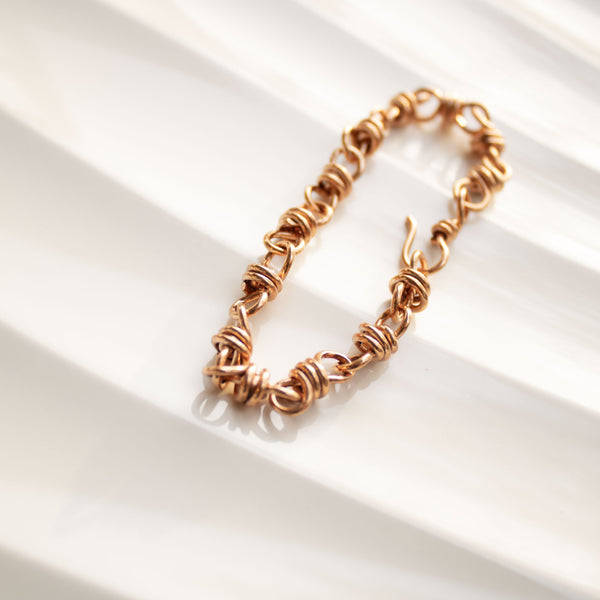 Copper Infinity Bracelet Handmade | Wire Wrapped Virginia – Carrie ...