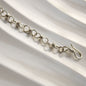 Extra Wrapped Infinity Chain Link Bracelet in Sterling Silver