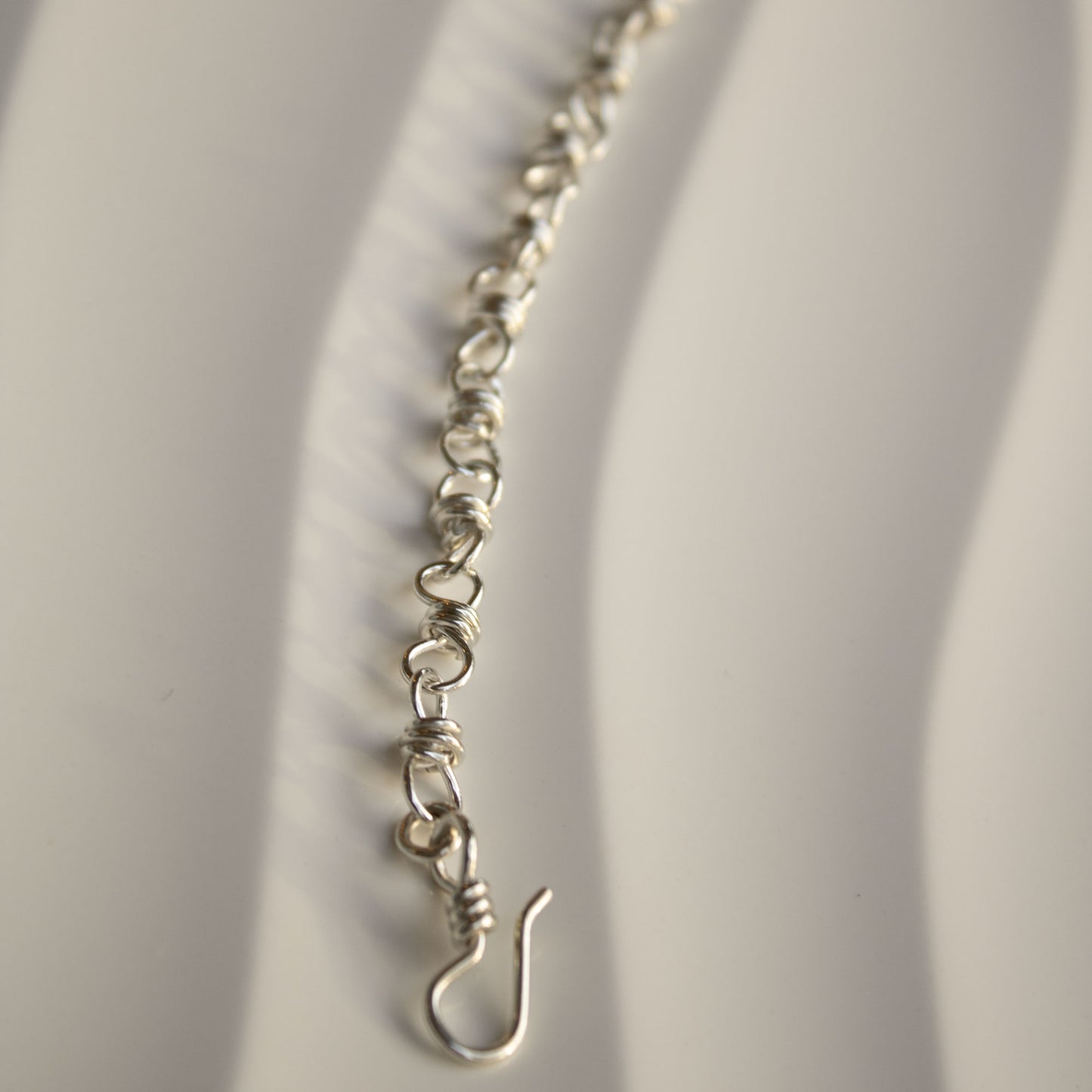 Extra Wrapped Infinity Chain Link Bracelet in Sterling Silver