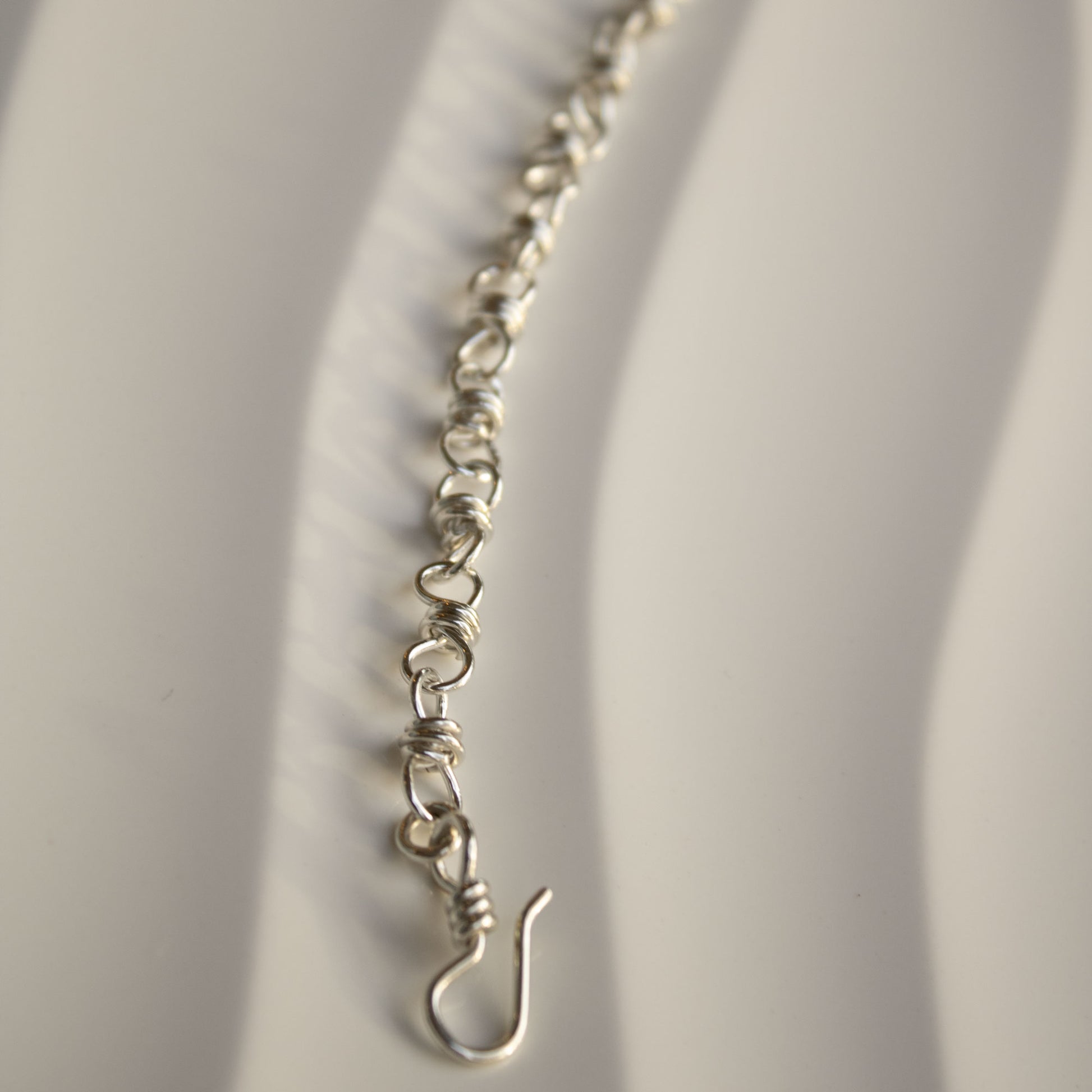 Extra Wrapped Infinity Chain Link Bracelet in Sterling Silver