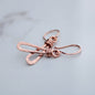 Willow Twist Handmade Hammered Copper Earrings - Unique & Chic